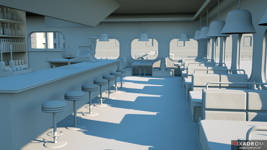 the diner gray
