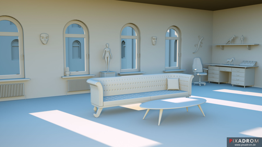 living room gray