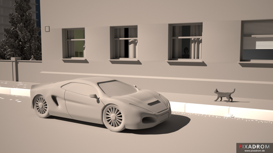 YELLOW CAR GREY